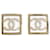 Chanel 2023 CC Stud Earrings Golden Metal  ref.1159894