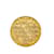 Broche Chanel CC dorée Or jaune  ref.1160224