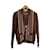 Gucci Giacche blazer Marrone Cotone  ref.1160418