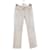 Dior Gerade Jeans aus Baumwolle Weiß  ref.1160575