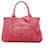 Pink Prada Canapa Logo Satchel Cloth  ref.1160675