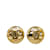 Clipe Chanel CC dourado em brincos Banhado a ouro  ref.1160676