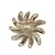 Goldene Chanel CC Sonnenmotiv-Brosche Metall  ref.1160724
