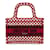 Bolsa Dior Mini Dioramour Vermelha Vermelho Lona  ref.1160754
