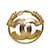 Broche Chanel CC de oro Dorado Metal  ref.1160770