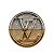 Louis Vuitton Spilla rotonda con logo M69645 D'oro