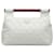 Chanel White Quilted Caviar Wood Handle Tote Bag Leather  ref.1161020