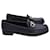 Salvatore Ferragamo Gancini Loafers in Black Leather  ref.1161098