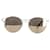 Prada Cinema PR 62SS Mirror Sunglasses in Gold Metal Golden  ref.1161112