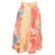 Zimmermann Lola Floral-Print Belted Midi Skirt in Multicolor Linen Python print  ref.1161123