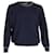 Brunello Cucinelli Crewneck Sweater in Navy Blue Cotton  ref.1161152
