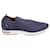 Loro Piana Knitted Slip-On Sneakers in Blue Wool  ref.1161191