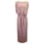 Acne Studios Maxikleid mit Taillenschnürung aus rosafarbenem Polyester Pink  ref.1161239