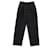 Céline Celine Plaid Pleated Trousers in Black Wool  ref.1161242