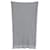 Hermès-Strickschal mit Kettenmotiv aus grauer Baumwolle und Seide  ref.1161268