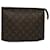 Toilette Poche Monogram Louis Vuitton 26 Pochette M47542 Auth LV 56363 Monogramme  ref.1161354