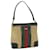 GUCCI Web Sherry Line Shoulder Bag Canvas Beige Red 001 4231 1705 auth 59714 Cloth  ref.1161399