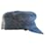 Christian Dior Sombrero de mezclilla con velo artístico Azul Pantalones vaqueros  ref.1161460