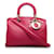 Bolso satchel de cuero rosa Dior  ref.1161529