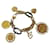 Bracelet Dolce & Gabbana "Jeton Argent" Acier Doré  ref.1161601