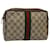 GUCCI GG Supreme Web Sherry Line Clutch Bag Beige Red 89 01 012 Auth bs10203  ref.1161775