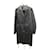 Tamanho do casaco de couro Ventcouvert 38 Preto  ref.1161850