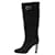 Hermès Boots Black Velvet Deerskin  ref.1161858