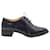 Christian Louboutin Low Heel Lace-Up Oxfords in Navy Blue Leather  ref.1161906