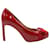 Salvatore Ferragamo Pimpa Vara Bow Pumps em couro vermelho  ref.1161907