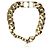Christian Dior Bracelet CD maille gourmette dorée
