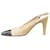 Chanel Beige Mary-Jane slingbacks with pointed heel - size EU 37.5 Leather  ref.1161954