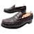 JM WESTON SHOES 180 LIZARD LEATHER MOCCASINS 7D 41.5 42 LIZARD LOAFERS Brown Exotic leather  ref.1162184
