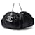NEW CHANEL MELROSE A HANDBAG37055 IN QUILTED SATIN CC PURSE LOGO Black  ref.1162185