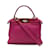 Fendi Medium peekaboo leather handbag 8BN290 Purple Pony-style calfskin  ref.1162281