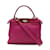 Peekaboo Fendi Sac à main moyen en cuir coucou 8BN290 Violet  ref.1162281