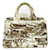 Prada Canapa Stampato Handbag Brown Cloth  ref.1162298