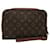 LOUIS VUITTON Monogram Orsay Clutch Bag M51790 LV Auth ep2421 Toile Monogramme  ref.1162558