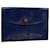 Hermès HERMES Bolso Clutch Cuero Azul Auth bs10101  ref.1162600