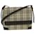 BURBERRY Nova Check Shoulder Bag Canvas Beige Brown Auth 60352 Cloth  ref.1162603
