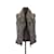 Jerome Dreyfuss Leather coat Grey  ref.1162657