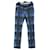 Chanel New Icon Paris / Edinburgh Runway Tartan Jeans Blue Denim  ref.1163022