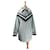 Tommy Hilfiger Robes Coton Polyester Multicolore Gris  ref.1163200