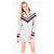 Tommy Hilfiger Sweatkleid Grau Baumwolle Mehrfarben - Ansicht 8