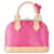 Louis Vuitton LV Alma BB neon pink Leather  ref.1163228