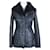 Dior Manteaux, Vêtements d'extérieur Cuir Noir  ref.1163241