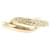 & Other Stories 18K Diamond Link Ring Golden Metal  ref.1163286