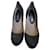 Chanel Sandálias Preto Couro  ref.1163345