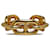 Ring Hermès Anel de lenço Hermes Gold Regate Dourado Metal Banhado a ouro  ref.1163425