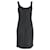 Dolce & Gabbana Vestido tubo de sastre sin mangas en poliéster negro  ref.1163985