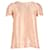 Blusa Dolce & Gabbana de manga corta en seda rosa  ref.1163988